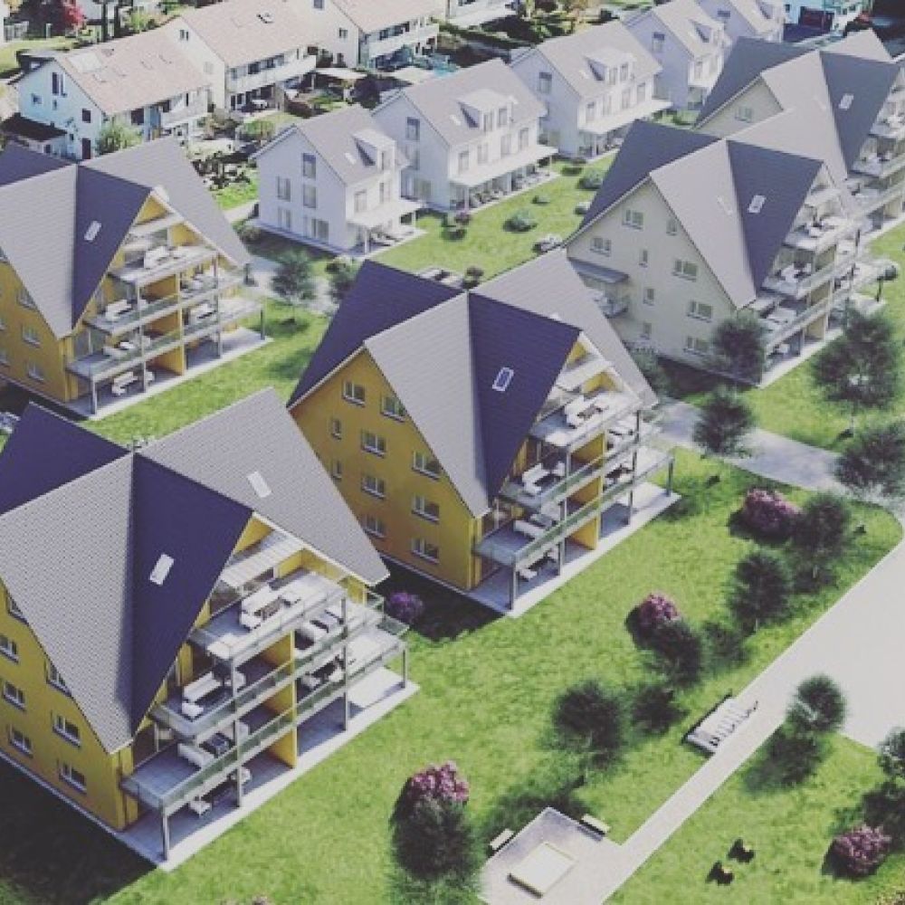 Objekt: WÜB, 6x MFH, 7x EFH, Saland
Kunde: VIVET AG / Arbeit: Planung und Ausführung Heizungsinstallationen (Wärmepumpen+FBH)